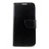 LG K7 Book Case Black with Slicone Back Cover Black (OEM)